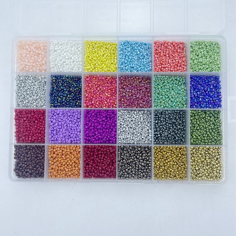 Seed / Rocailles Beads Kiera Kit - KREA DIY Jewellery Kit with different beads - 35000 pcs - | Fashiongirl