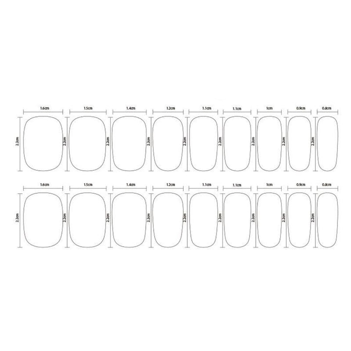 Semi Cured Gel Nail Stickers / Self - adhesive nail polish - Golden Taupe (JK - 211) - | Fashiongirl