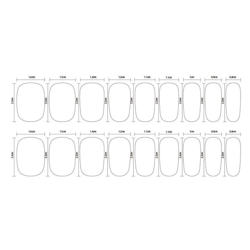 Semi Cured Gel Nail Stickers / Self - adhesive nail polish - Starry Ocean (JK - 262) - | Fashiongirl