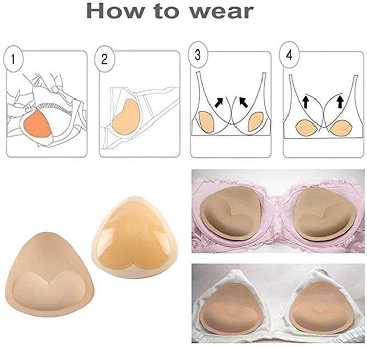 Shapelux Triangular Bra Insert - Beige - Shapewear | Fashiongirl