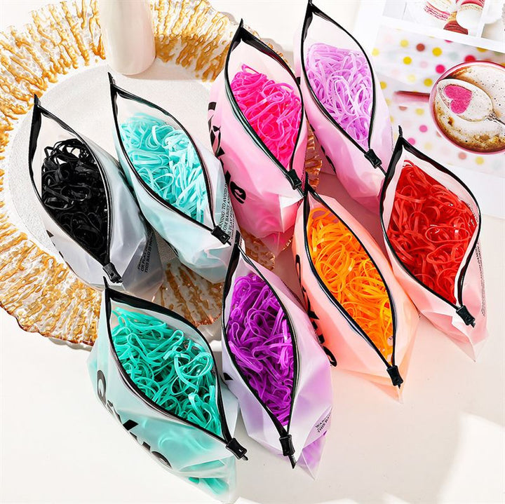 SOHO Adin Snag Free Hair elastics, 1000 pcs - Magic Purple - Hair Accessories | Fashiongirl