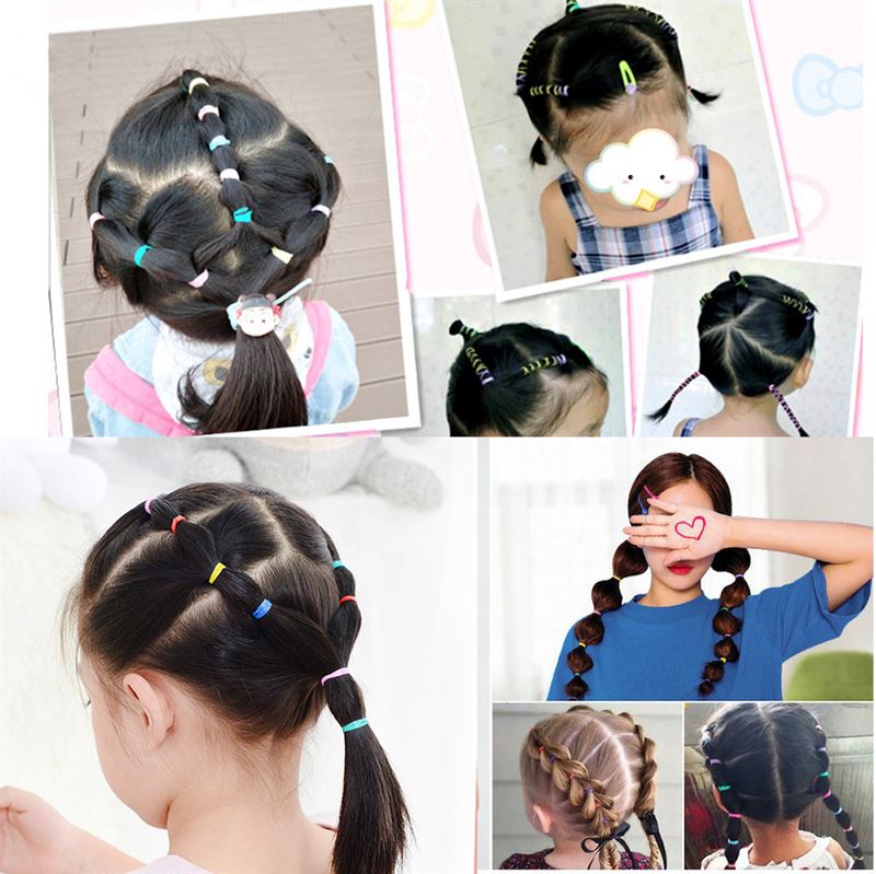 SOHO Adin Snag Free Hair elastics, 1000 pcs - Transparent - Hair Accessories | Fashiongirl