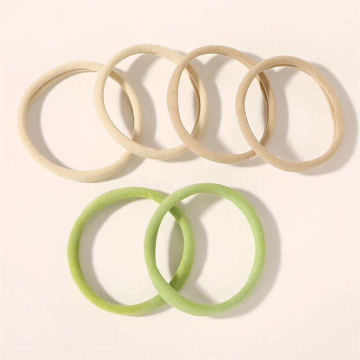 SOHO Alena Hair elastics - Beige - Hair Accessories | Fashiongirl