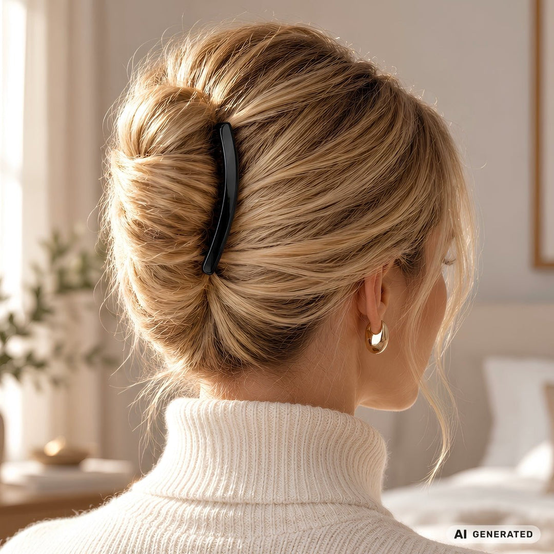 SOHO Ambre French Hair Comb for Updos - Black – image 2