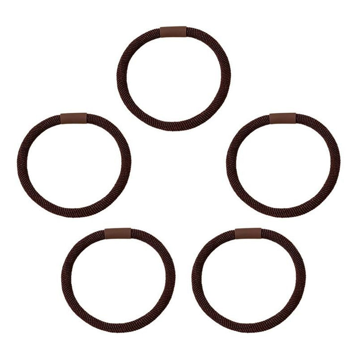 SOHO Amelie Hair elastics - Dark brown - Hair Accessories | Fashiongirl