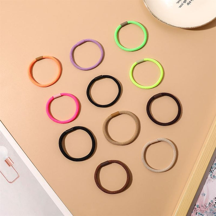 SOHO Amelie Hair elastics - Dark brown - Hair Accessories | Fashiongirl