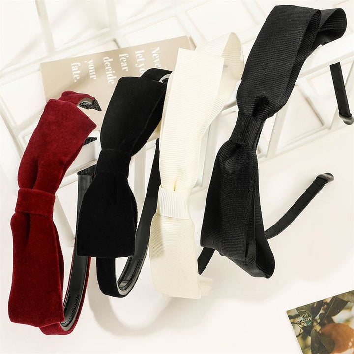 SOHO Beata Bow Headband - Black - Hair Accessories | Fashiongirl