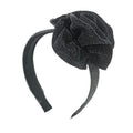 SOHO Bow Glitter Stirnband – Silber – Haaraccessoires