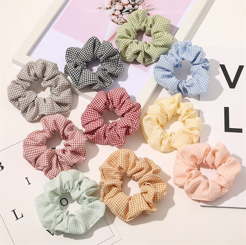 SOHO Camilla Scrunchie - Green - Hair Accessories