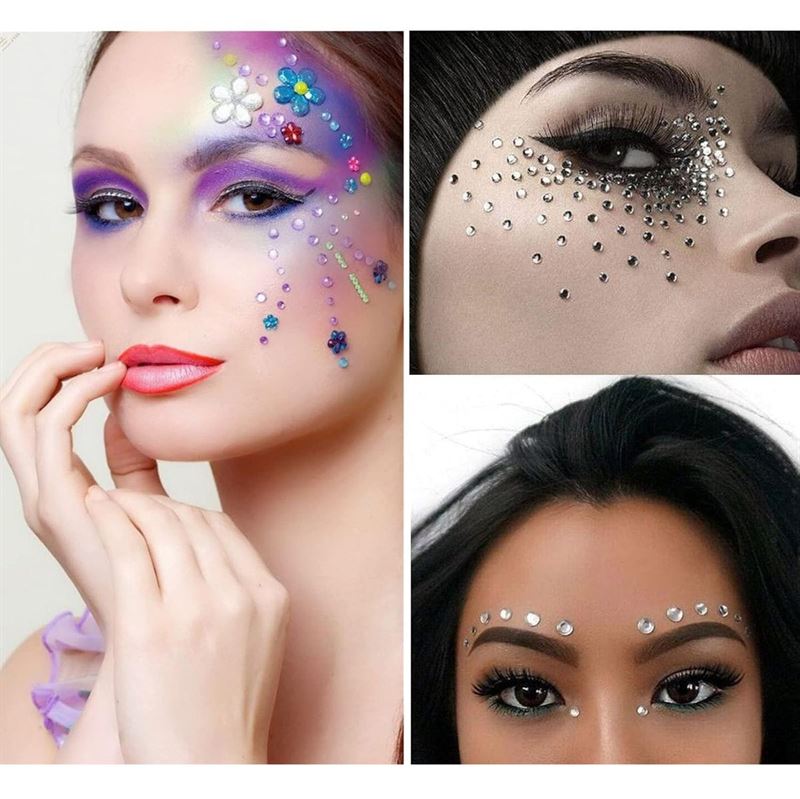 SOHO Dazzling Self Adhesive Rhinestones - Multi Colours - | Fashiongirl