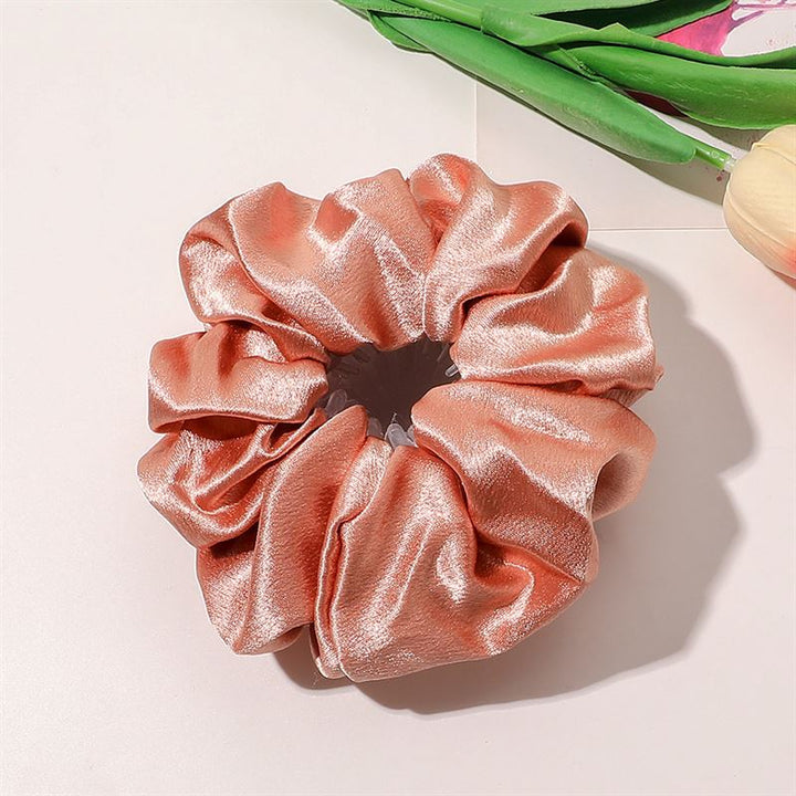 SOHO Dina Ponytail Scrunchie Spiral - Champagne - Hair Accessories