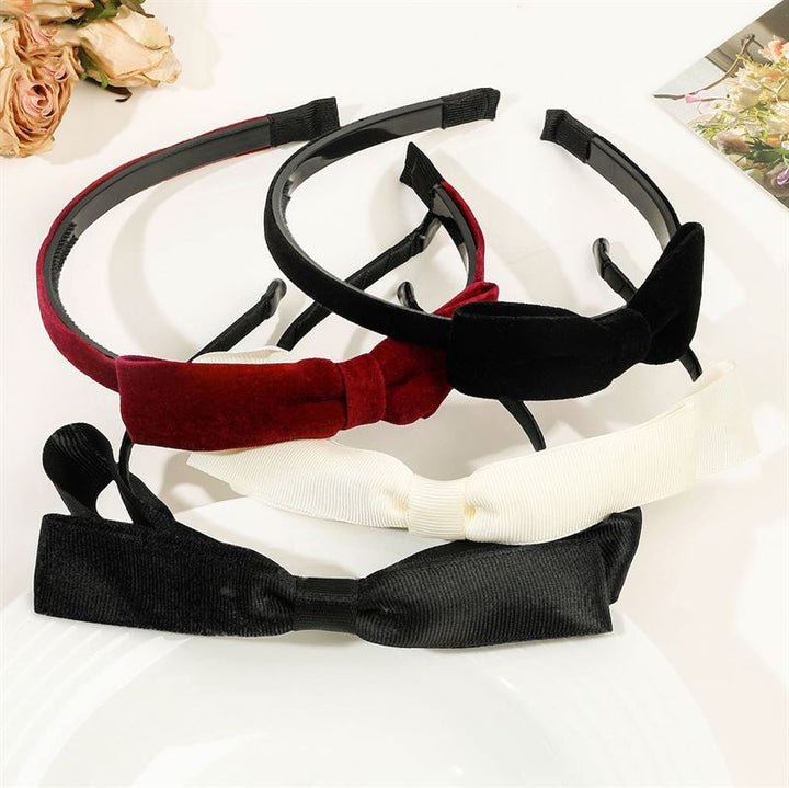 SOHO Donna Bow Hairband - Black - Hair Accessories | Fashiongirl