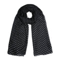 SOHO Dots Schal 180 x 90 cm – Schwarz – | Fashiongirl
