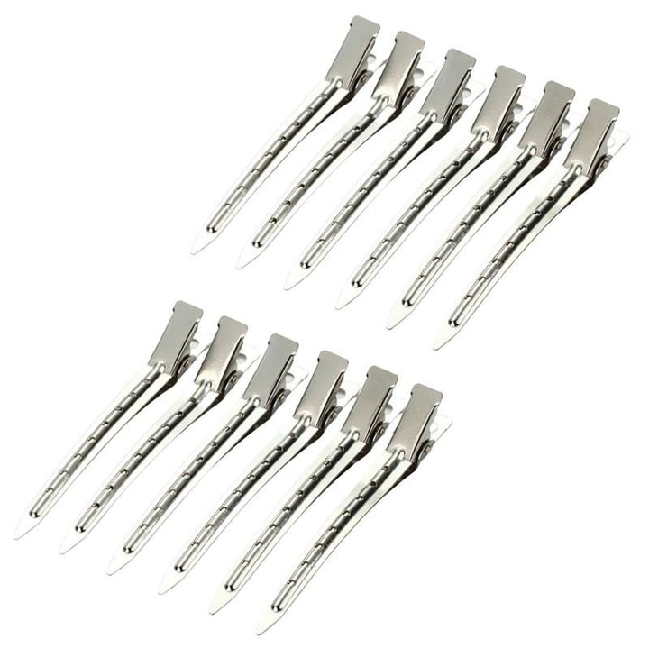 SOHO Duck Metal Hair Clips for Hair Styling and Splitting - 12 pcs - | Fashiongirl