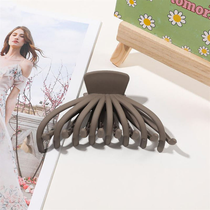 SOHO Elida Hair Claw - Brown - Hair Accessories