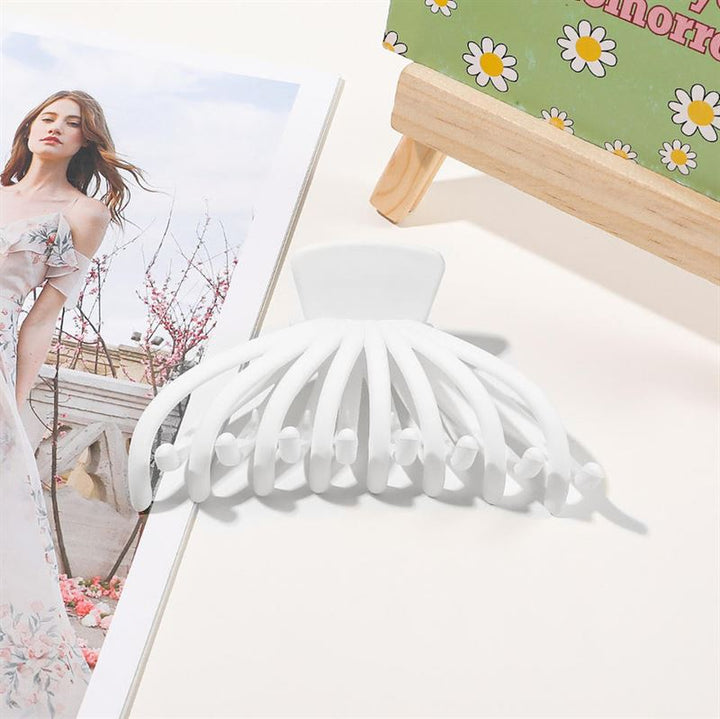 SOHO Elida Hair Claw - White - Hair Accessories