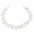 SOHO Emana Stirnband mit Kristallblüten – Gold – Haaraccessoires | Fashiongirl