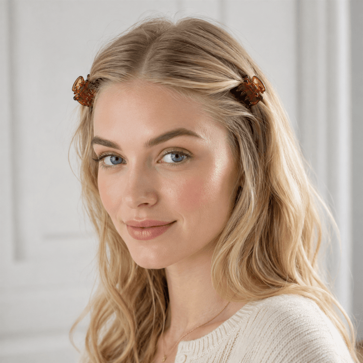 SOHO Fallon Hair Claws 3x2.5 cm - Brown – image 3