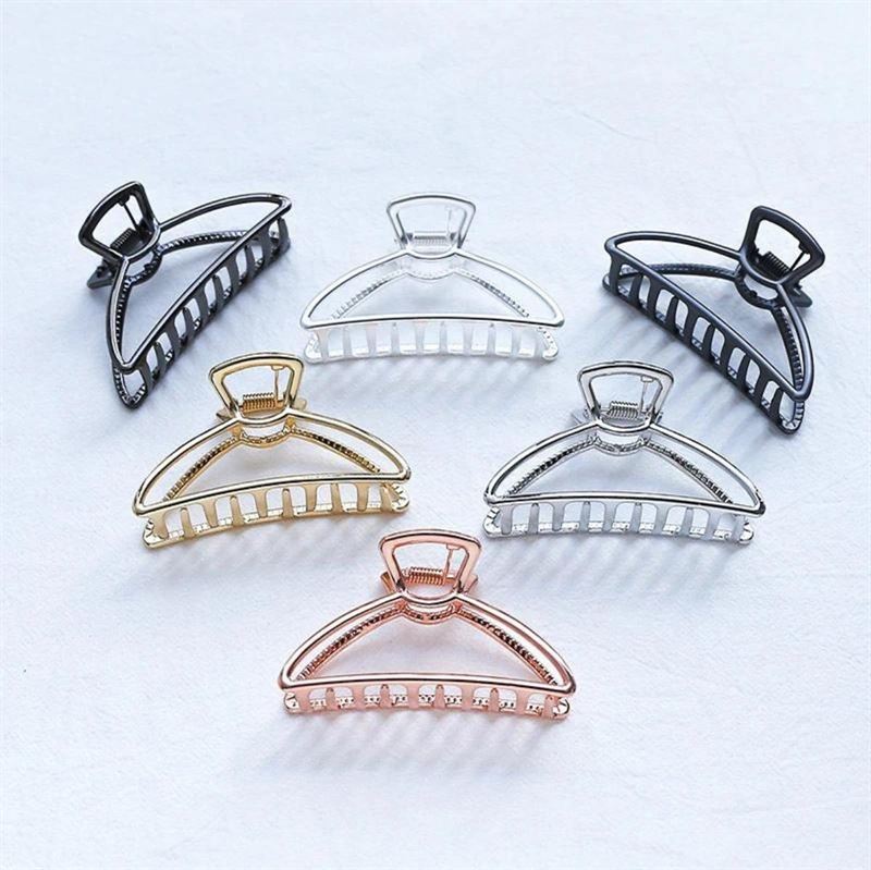 SOHO Feeny Extra Small Metal Hair Claw - Gold - Hair Accessories