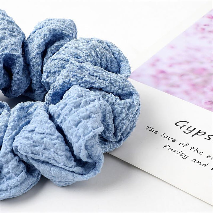 SOHO Frida Scrunchie - White - Hair Accessories