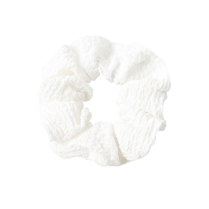 SOHO Frida Scrunchie - White - Hair Accessories