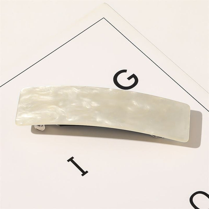 SOHO Gina Hair Clip - White - | Fashiongirl