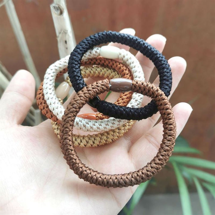 SOHO Hair elastics - Cotton, 3 pcs - Hair Accessories | Fashiongirl