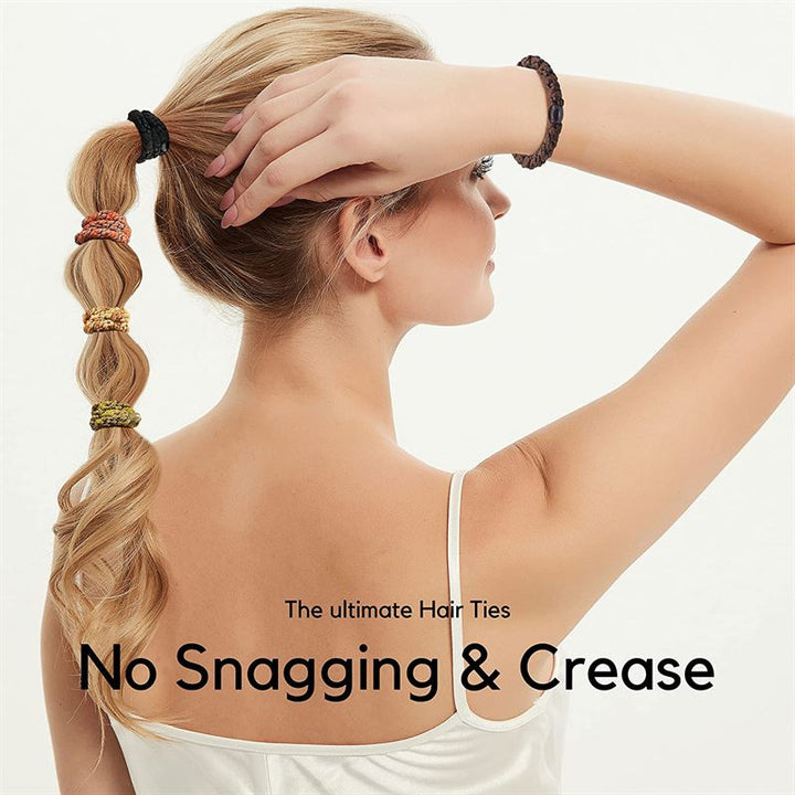 SOHO Hair elastics - Denim, 3 pcs - Hair Accessories | Fashiongirl