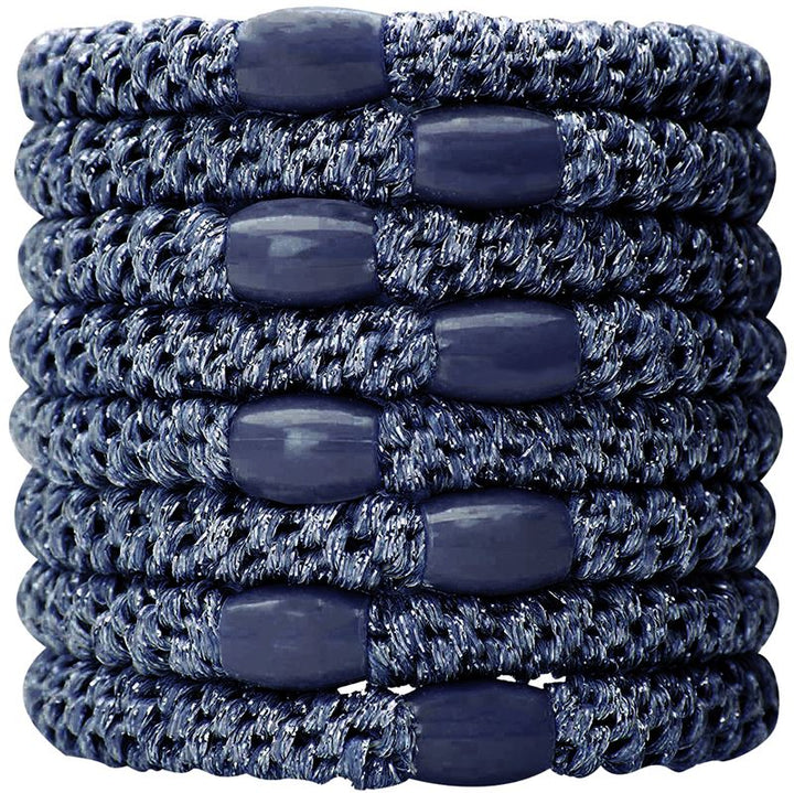 SOHO Hair elastics - Denim, 3 pcs - Hair Accessories | Fashiongirl