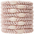 SOHO Haargummis – Rosa, 3 Stück – Haaraccessoires | Fashiongirl