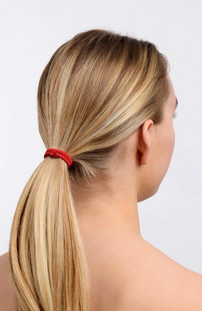 SOHO Hair elastics - Red 3 pcs - Hair Accessories | Fashiongirl