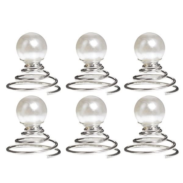 SOHO Hair spirals with beads - 12 pcs - | Fashiongirl