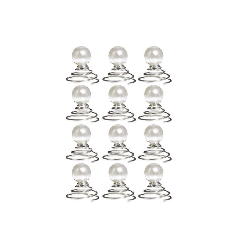 SOHO Hair spirals with beads - 12 pcs - | Fashiongirl