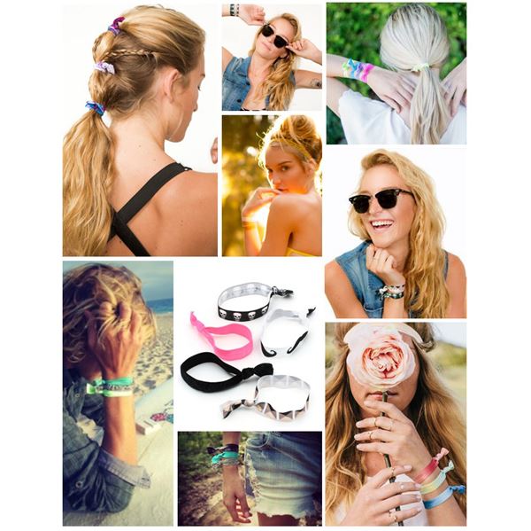 SOHO Hair Ties no. 01 - White - | Fashiongirl