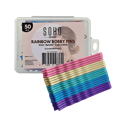 SOHO Hairpins 50 pcs - Rainbow - Hair Accessories | Fashiongirl