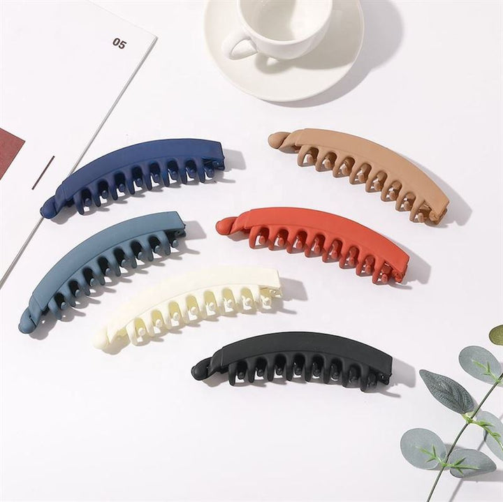 SOHO Idis Banana Hair Clip - Light Tortoise - | Fashiongirl