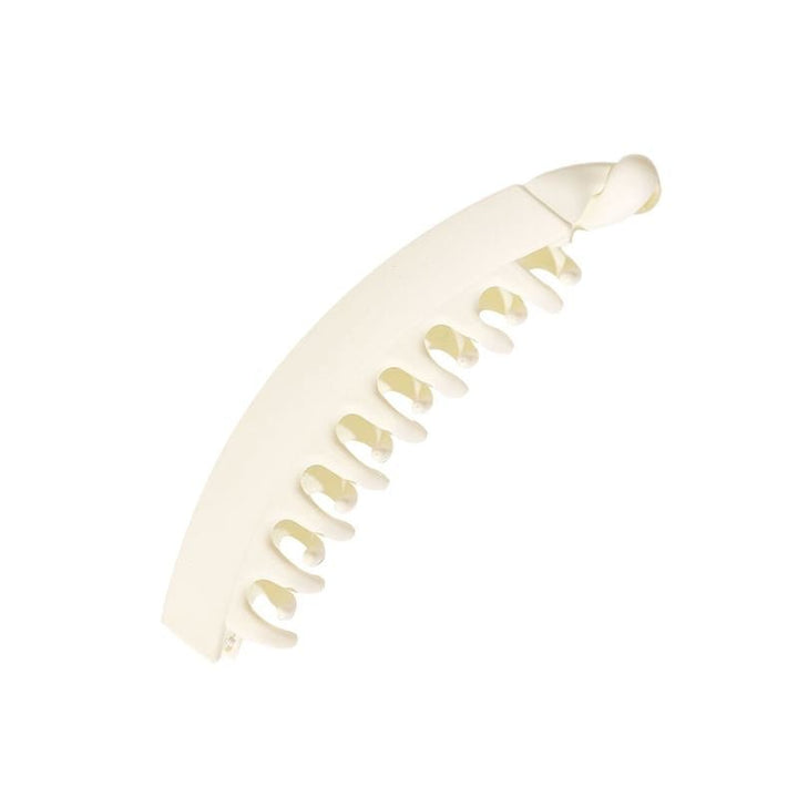 SOHO Idis Banana Hair Clip - White - | Fashiongirl