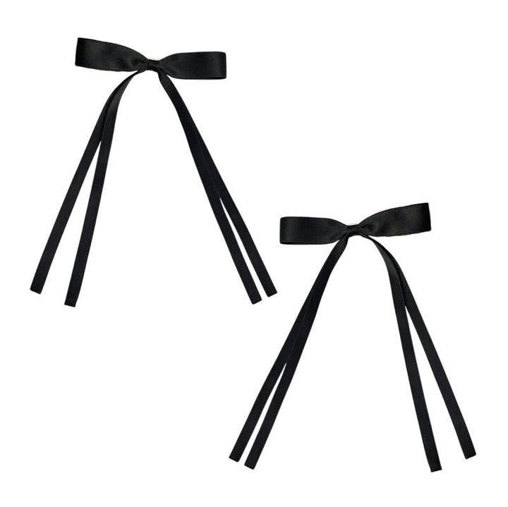 SOHO Isa Bow Hair clips - Black - Hair Accessories | Fashiongirl