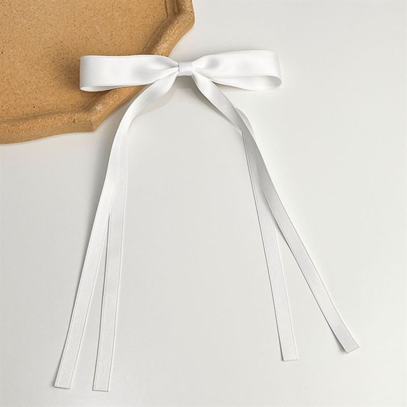 SOHO Isa Bow Hair clips - White - Hair Accessories | Fashiongirl
