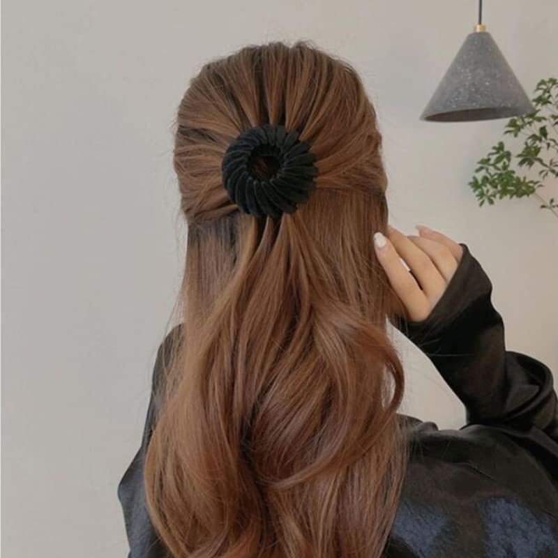 SOHO Jana Ponytail Spiral - Black - | Fashiongirl