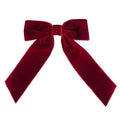 SOHO Jane Samt-Haarspange mit Schleife – Dunkelrot – Haaraccessoires | Fashiongirl
