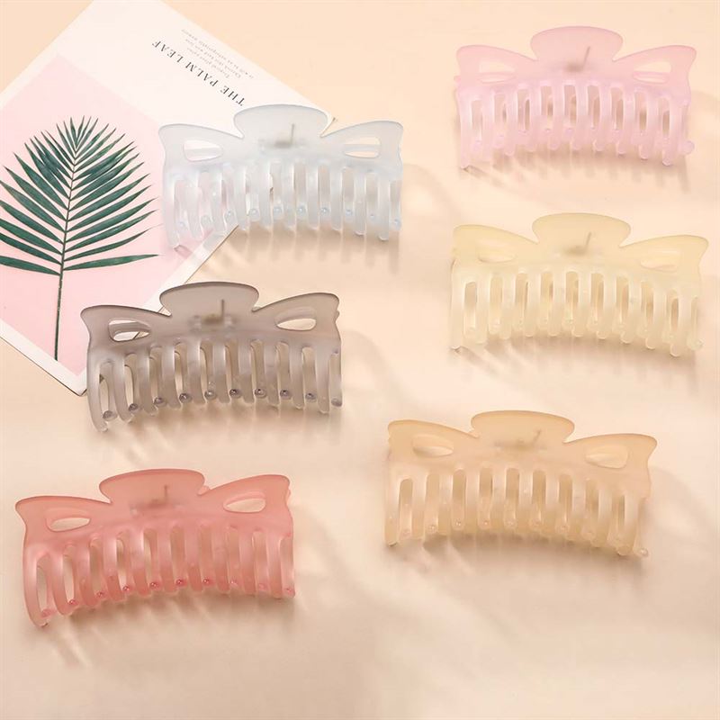 SOHO Jelly Hair Claw - Light Yellow - Hair Accessories