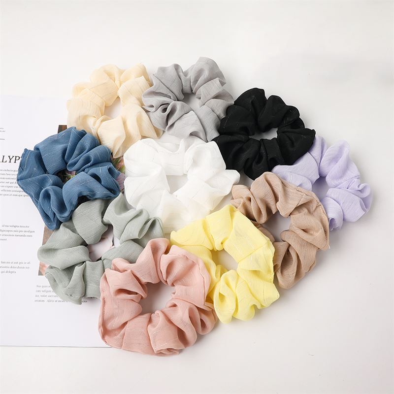 SOHO Jinn Scrunchie - White - Hair Accessories
