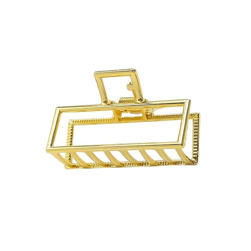 SOHO Kai Small Metal Hair Claw - Gold - Hair Accessories