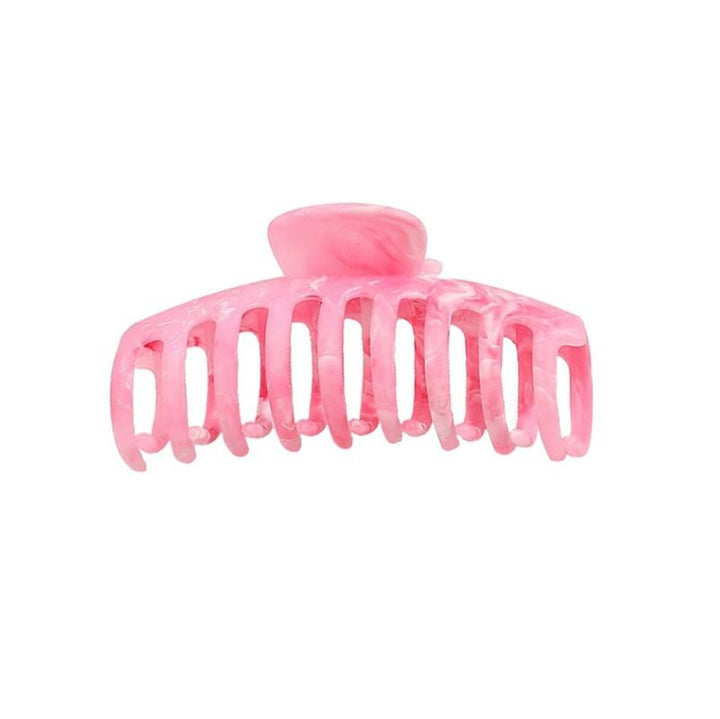 SOHO Kana Marble Hair Claw - Pink - Hair Accessories