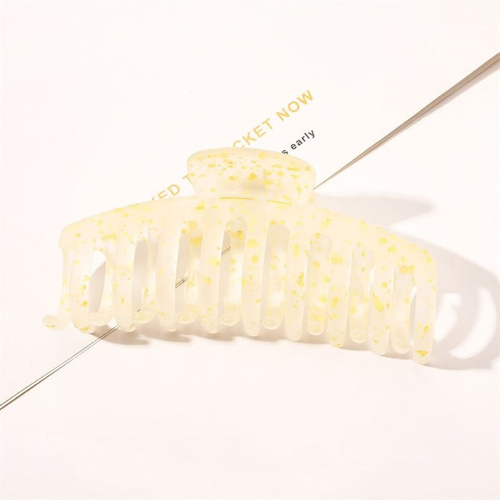 SOHO Kana Splash Hair Claw - Yellow - Hair Accessories