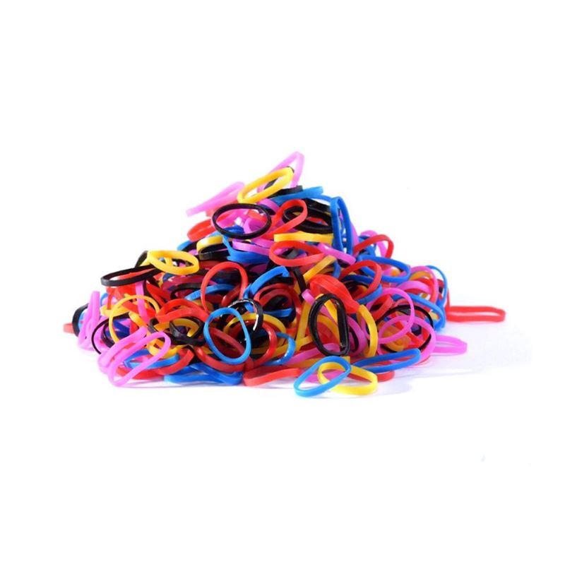 SOHO Liva Snag Free Hair elastics, 300 pcs - Mix - Hair Accessories | Fashiongirl