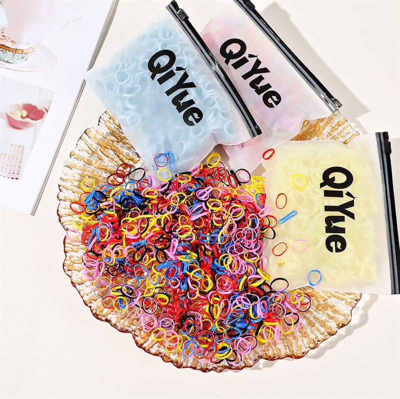 SOHO Liva Snag Free Hair elastics, 500 pcs - White - Hair Accessories | Fashiongirl