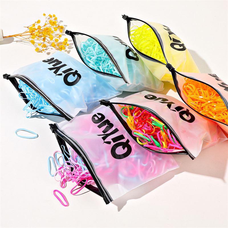 SOHO Liva Snag Free Hair elastics, 500 pcs - White - Hair Accessories | Fashiongirl