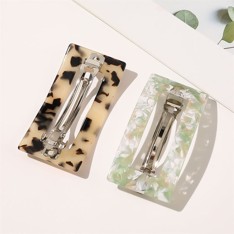 SOHO Livie Hair Clip - Fern Marble - | Fashiongirl
